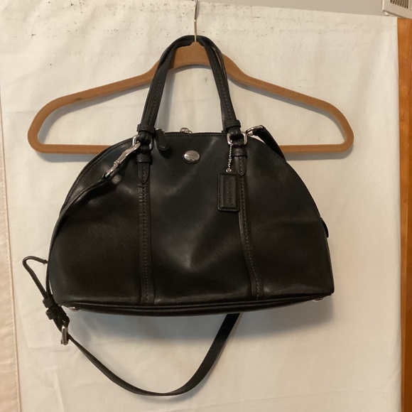 COACH FACTORY SERRANO LEATHER HANDBAG - Picture 1 of 14